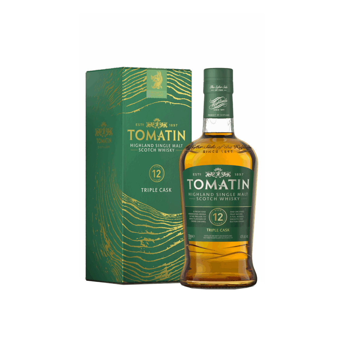 Tomatin 12 year old | Highland Single Malt Scotch | 70cl 43% ABV