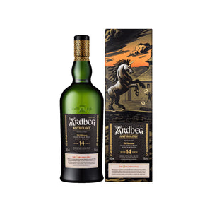 A 70cl bottle of Ardbeg Anthology 14 year old Islay single malt Scotch whisky