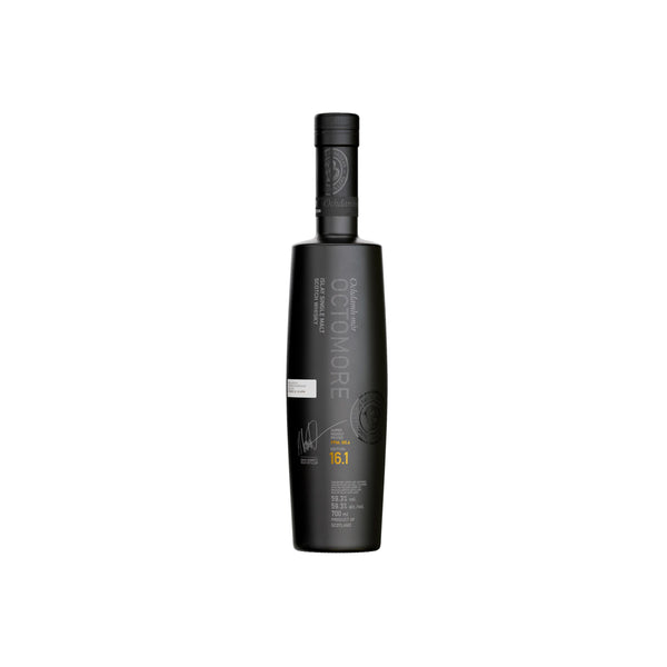 A 70cl bottle of Octomore 16.1 Islay Single Malt Scotch whisky