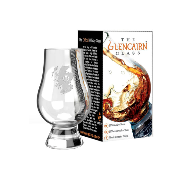 Glencairn Whisky Tasting Glass - Map of Scotland