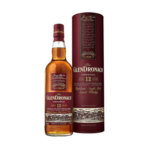 A bottle of 12 year old Glendronach - Highland single malt Scotch Whisky