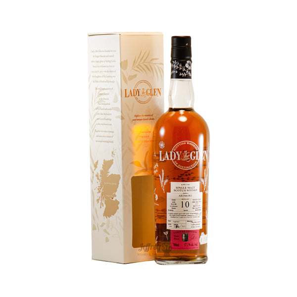 Ardmore 10 year old Lady of the Glen. Highland Single Malt Scotch Whisky independently bottled
