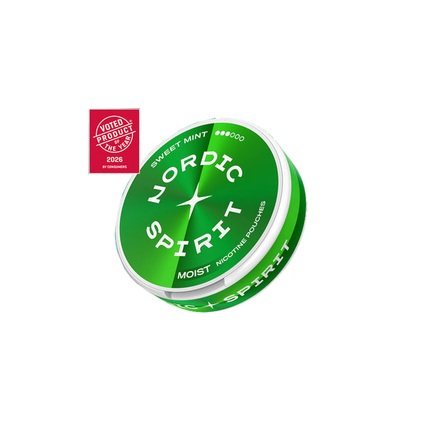 Nordic Spirit Nicotine Pouches  Sweet Mint - Regular (3mg)