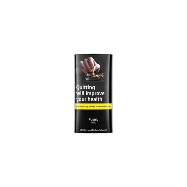 Pueblo Pink Hand Rolling Tobacco 30g pouch