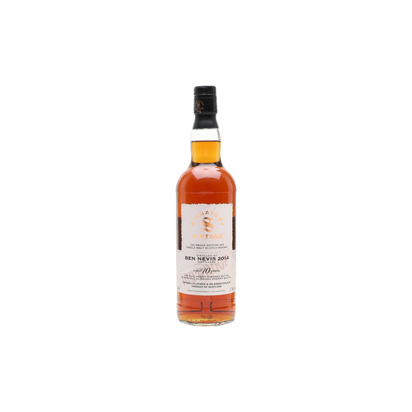 Ben Nevis 10 year old Signatory 100 Proof Range