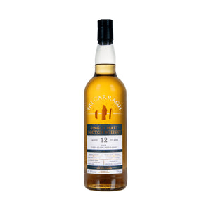 A bottle of Glen Elgin 12 year old, SPeyside single malt Scotch whisky bottled by Sravaig Spirit Co.