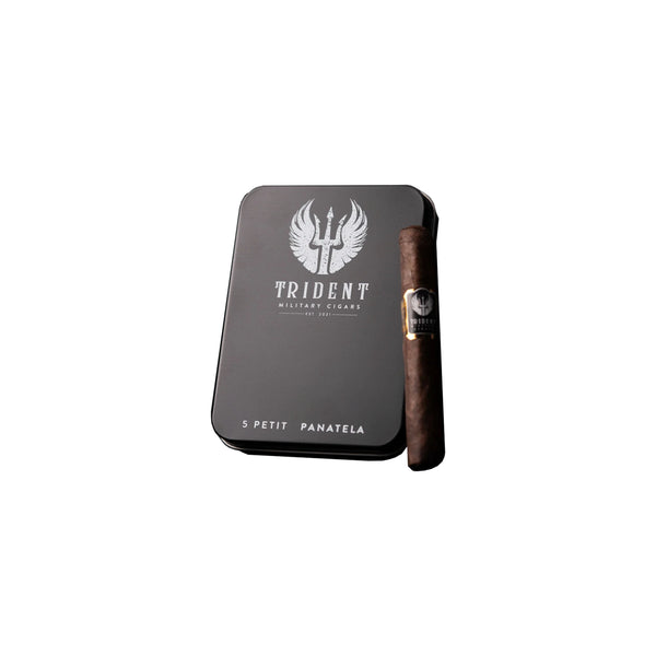 Trident Military Cigars Petit Panatela Tin of 5