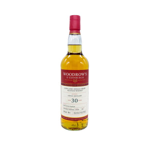 A 70cl botleof Girvan 30 year old - Single Grain Scotch whisky independently bottled by Woodrows of  Edinburgh