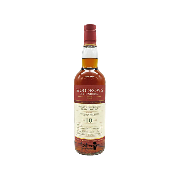 Lowland Distillery near Pencaitland 10 year old Woodrow's of Edinburgh