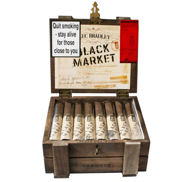 Box of 22 Alec Bradley Black Market cigars