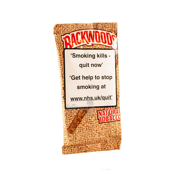 A pack of 5 Backwoods Authentic cigars