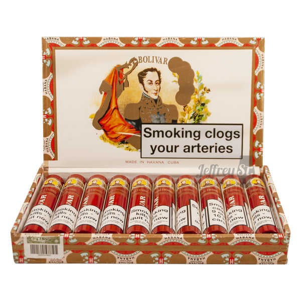 Box of 10 Bolivar Royal Corona tubos