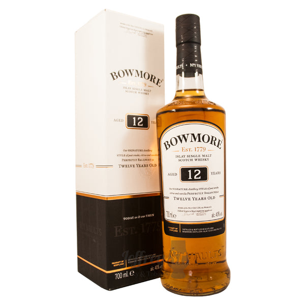 A 70cl Bottle of Bowmore 12 Year Old Single Malt Islay Scotch Whisky