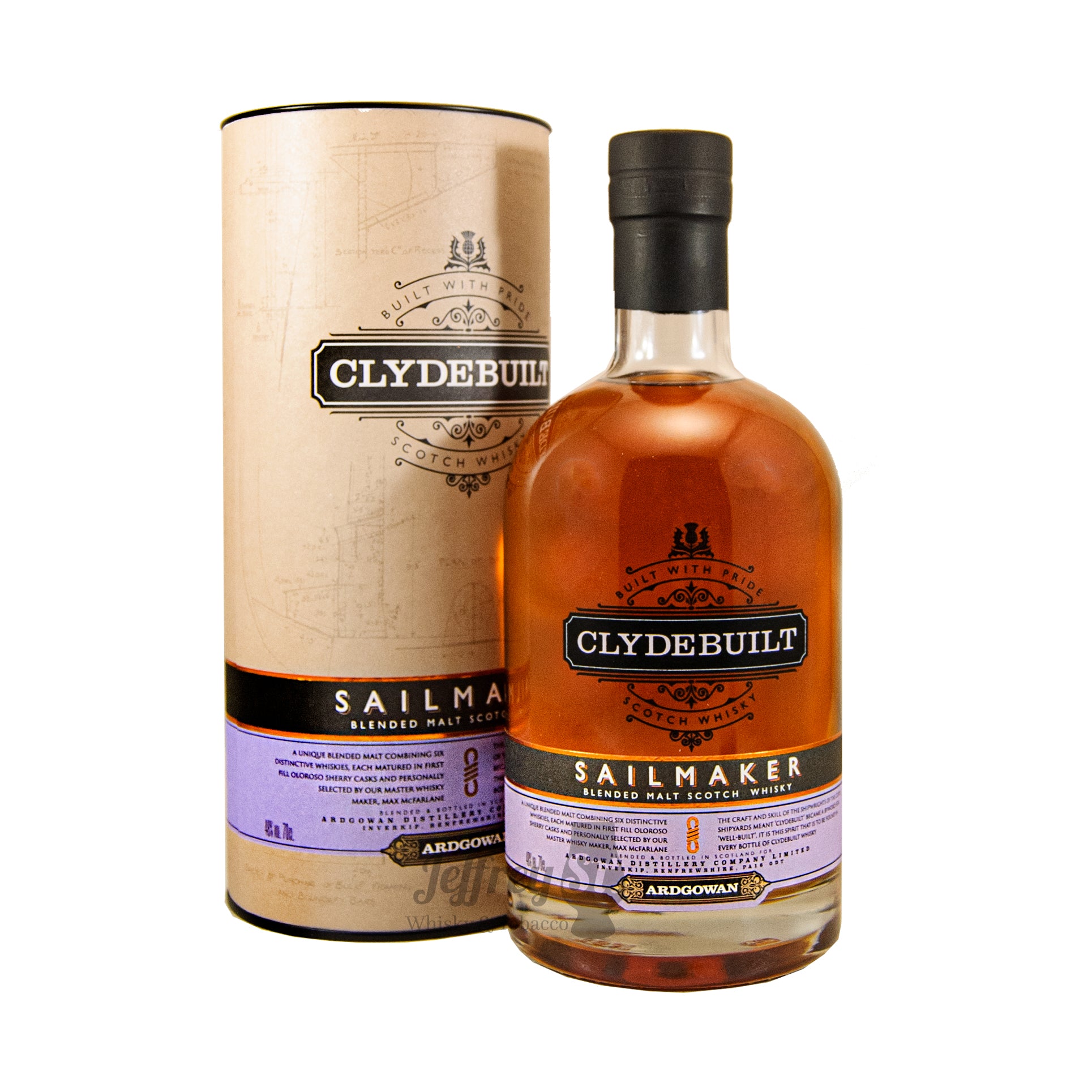 Builds Malt Clybebuilt Sailmaker Blended Malt 70cl – Jeffrey st. Whisky & Tobacco