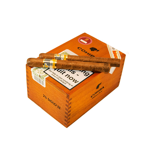 A box of 25 Cohiba Siglo III Cuban Hand Rolled Cigars