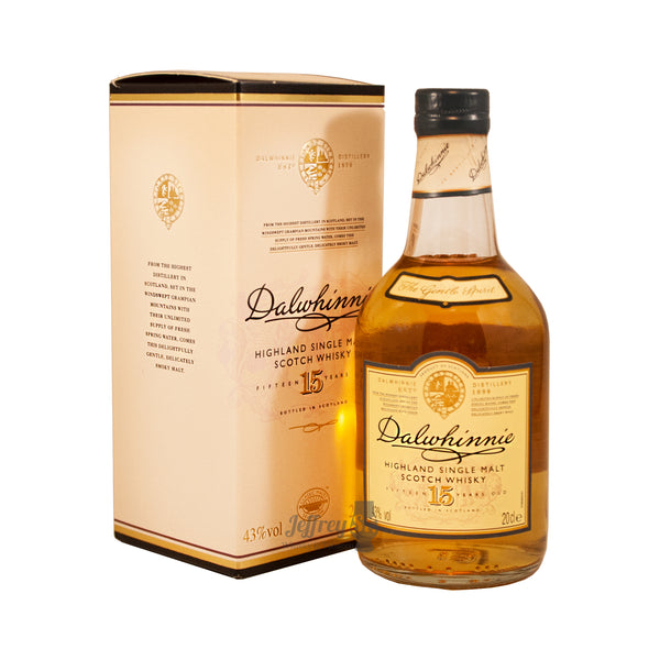 A 20cl bottle of Dalwhinnie 15 year old Highland Single Malt Scotch Whisky
