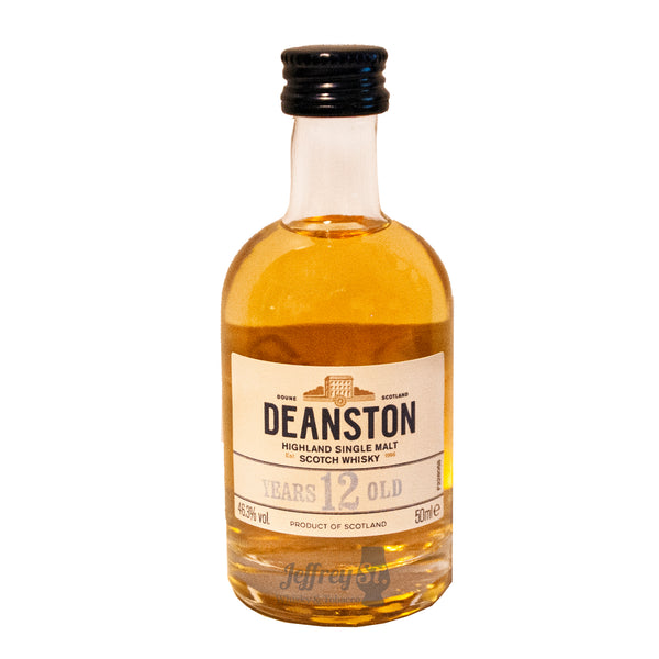 A 5cl bottle of Deanston 12 year old Scotch whisky