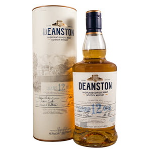 A 70cl bottle of Deanston 12 year old Highland Single Malt Scotch whisky