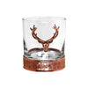 English Pewter Whisky Tumbler - Copper Stag