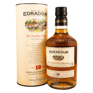 A 70cl bottle of Edradour Highland Single Malt Scotch Whisky