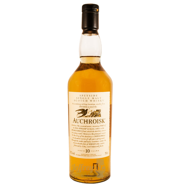 Auchroisk 10 Year Old, Flora and Fauna Release Speyside Single Malt Whisky