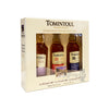 A Triple pack containing 3 5cl bottles of different Tomintoul Single Malt Whiskies