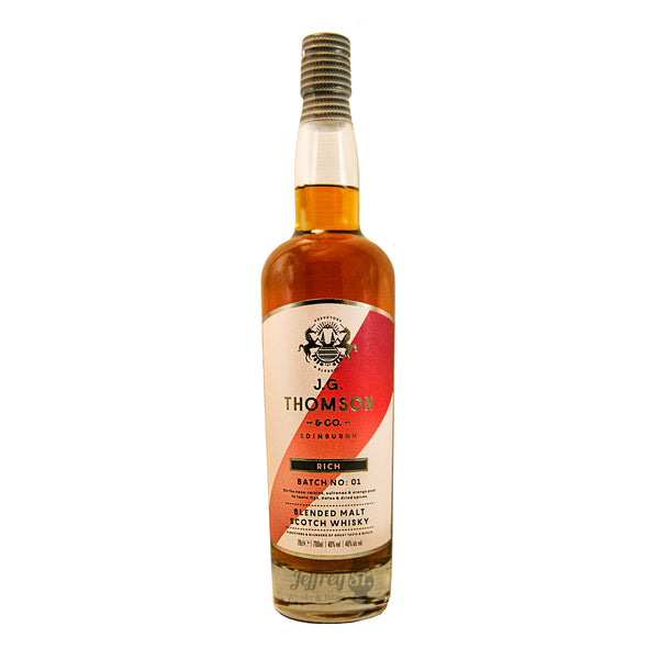 J.G Thomson Core Range Rich - Blended Malt Scotch Whisky