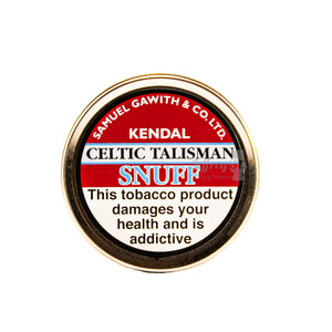 A 25g tin of Kendal Celtic Talisman Snuff.