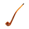 The Gandalf No. 150 is a hand made piece made by expert pipe makers Mr Brog. This pipe was carved using the finest Italian briar wood. It has a long stem that cools down the smoke and an acrylic mouthpiece.
