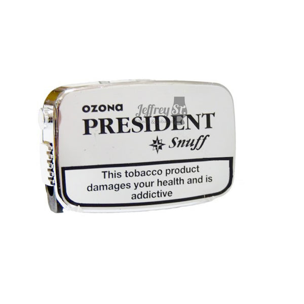 A dispenser with Ozona President Snuff