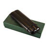 Jemar Leather Cigar Case (2) Robusto - Black (PU110/2)