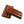 Jemar Cigar Leather Case (3) 56 Ring Gauge - Brown (PU110/3)