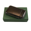 Jemar Slim Leather Cigar Case For Panatela cigars- Black