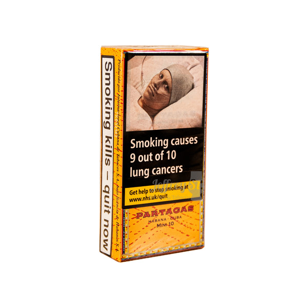 Partagas Mini - Pack of 10 Machine Rolled Cuban Cigarillos