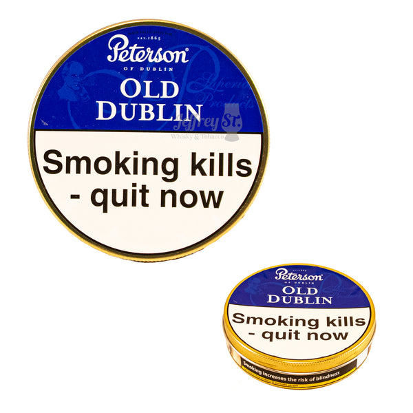 A 50g tin of Peterson Old Dublin Pipe Tobacco