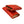Jemar Leather Cigar Case (3) Corona - Red (PU458/3)