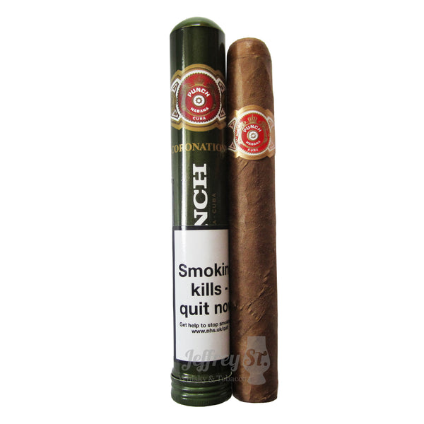 Punch Coronation Tubos. Single cigar from Cuba