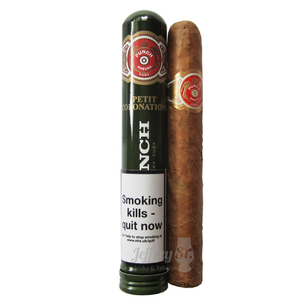 Punch Petit Coronation. Single Cuban cigar in aluminium tube