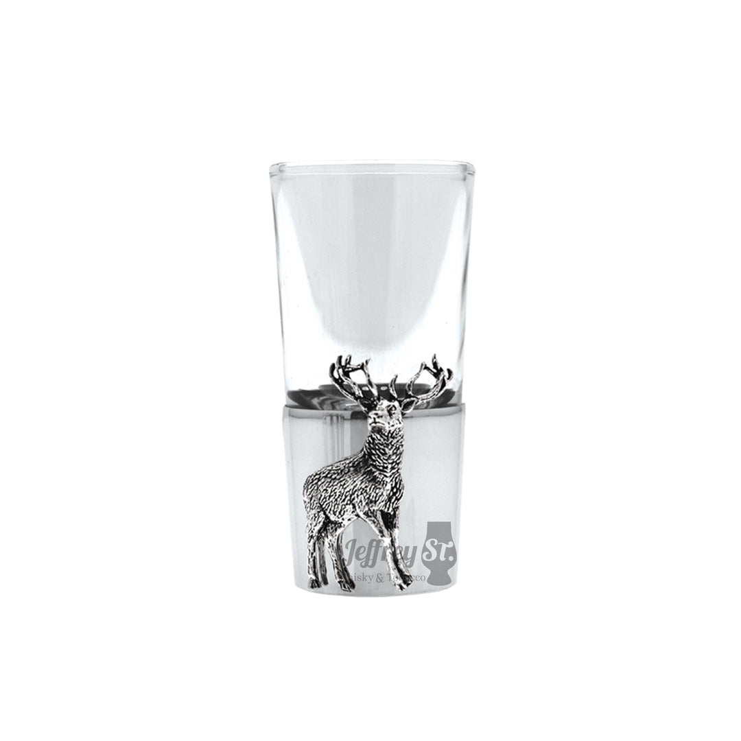 English Pewter Shot Glass - Stag (SG407)