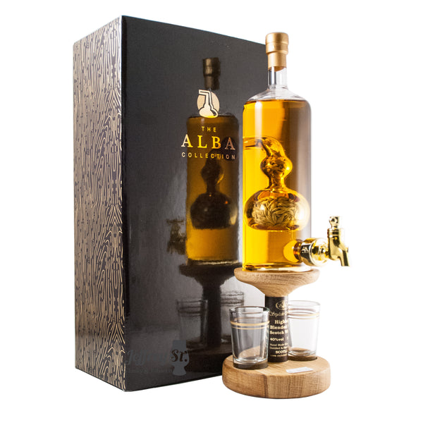 A 35cl Barley Tap whisky decanter handblown by the Stylish Whisky Co.