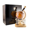 A 35cl Globe whisky decanter handblown by the Stylish Whisky Co.