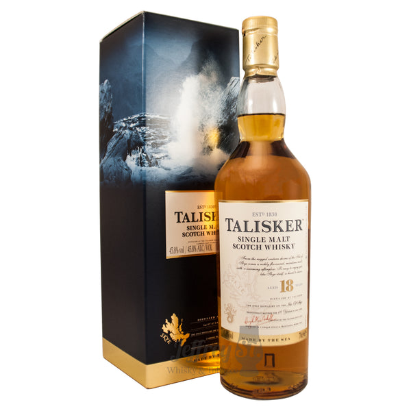 A 70cl bottle of Talisker 18 year old Single Malt Scotch Whisky