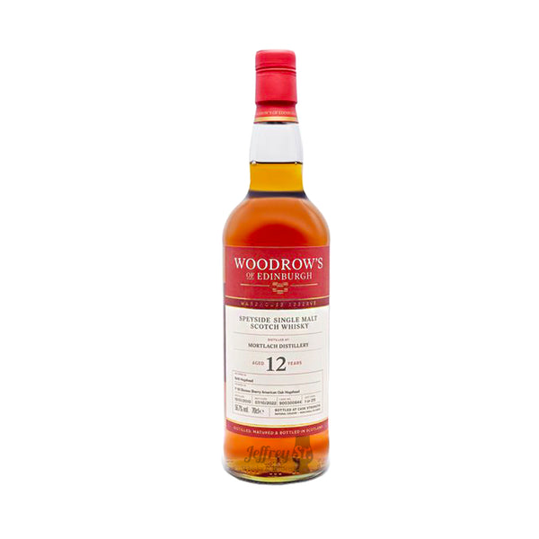 Mortlach 12 year old Woodrow's of Edinburgh. Speyside Single Malt Scotch Whisky 70cl 56.7% ABV